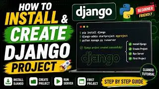 How to Install and Create Django Project | Create First Django Project | Install Django
