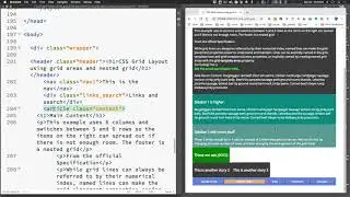 CSS Grid Layout with Grid Areas, Nested Grids, and Float Fallback