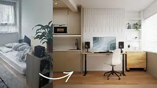 ARCHITECT REDESIGNS - A Tiny London Studio Apartment for an Aspiring Entrepreneur - 28.1sqm/303sqft