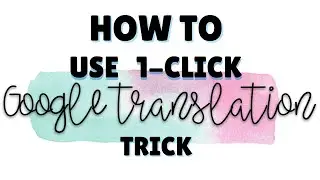 Hyperlink Google Translation Link to Any Docs