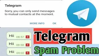 Telegram Message Not Send Problem Solve | Telegram Spam Problem | How to solve Telegram Spam Problem