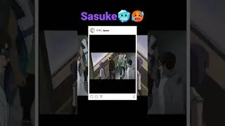 kawaki meets sasuke for the first time🥶🥵 #shorts