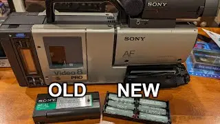 New battery for Sony CCD-V110 camcorder (from 1986)