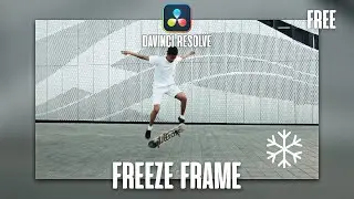 How to Freeze Frame in DaVinci Resolve | Free