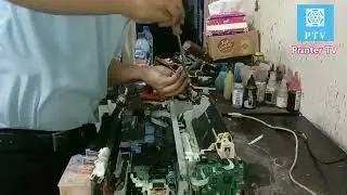 ganti roller set purge unit cara mengganti penarik kertas pompa tinta roller set printer canon g3010