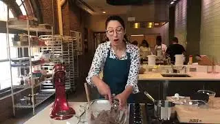 Freshly baked Chocolate Chip Cookies with Gesine BP LIVE in Food Network Kitchen