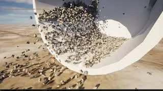 Validation Test of UE5.2 Nanite rendering of simulating Static Meshes being as fast a single ISM