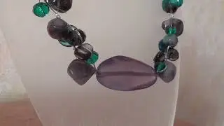 Nadine Svetlova. Necklace with amethyst... Колье Аметистовое.