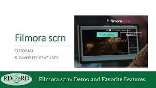 Filmora scrn: Demo and Tutorial (Screen Recording Software)