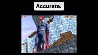 Mario throwing the Pinguin #mario #mario64