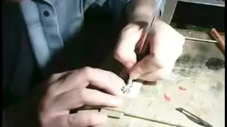 нанесение узора на ремень