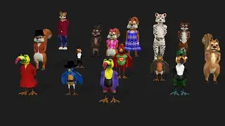 Iclone character toon pack 007 ( free iclone character)