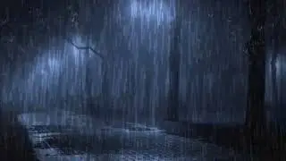 Heavy Rain with Thunderstorm for sleep-  instantly fall sleep/Meditation / Relaxation- Calm down