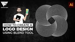 How To Create a Logo Design Using Blend Tool | Adobe Illustrator Tutorial