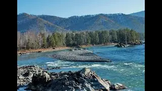 #рекакатунь #моторка #путешествие Прогулка на моторке по р Катунь Boat trip on the Katun river