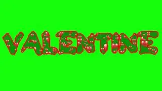 VALENTINE GREEN SCREEN EFFECTS | VALENTINE FLYING HEARTS CHROMA KEY