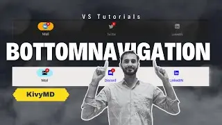 Creating a Modern UI with Bottom Navigation in KivyMD