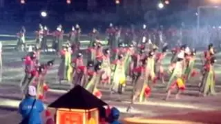 Tarian pembukaan porprof jateng di Purwokerto