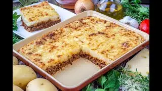 Pastel de Papas Casero. Una receta muy tradicional.