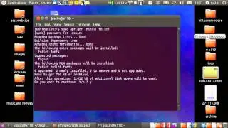 how to install a program from the command line in linux