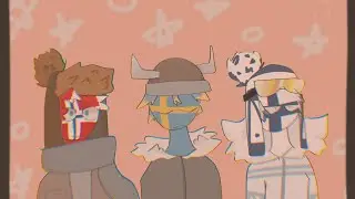 Dream dust countryhumans animation meme|| lazy/loop animation|| 🇫🇮, 🇸🇪, 🇳🇴 (200 subscriber special?)