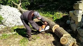 Stihl 241c в работе