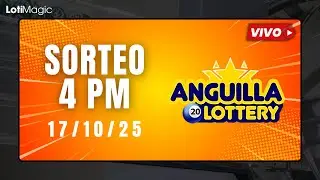 Transmisión Sorteo Anguilla Lottery 4 PM VIVO de hoy Viernes 17 de Octubre del 2025