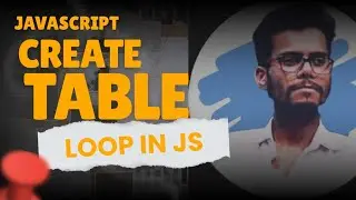 Create a Table in Javascript 👍 