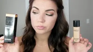 bareMinerals bareSkin Pure Brightening Serum Foundation Review & Demo