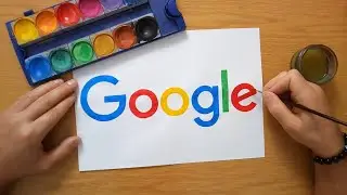 How to draw the Google logo