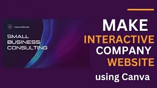 How to Make an Interactive Website in Canva
