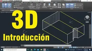 Dibujo 3D en Autocad 2019   primeros pasos