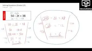 Solving Equations 2