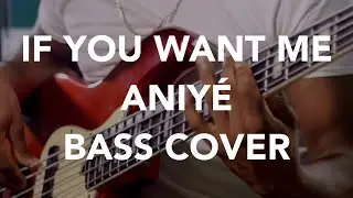 Aniyé - If You Want Me (Bass Cover by Joe Davis) [Happy Bday: Jevon "The Part" Garrett 🤞🏾]