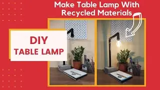 Best Out Of Waste | DIY Table Lamp From Waste Materials | Easiest DIY | DIY night lamp
