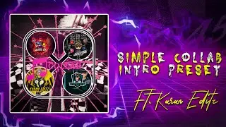 SIMPLE FF COLLAB INTRO PRESET 🥰 || XML FILE IN DESCRIPTION 😍 || FF PRESET ALIGHT MOTION KARAN EDITZ