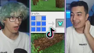 minecraft VİRAL Tiktok hilelerini deniyoruz! 
