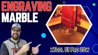 Will a diode laser engrave Marble? | Testing the xTool D1 Pro 20w