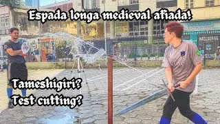 Teoria e Prática| Cortes com a espada longa medieval| HEMA & Esgrima Histórica