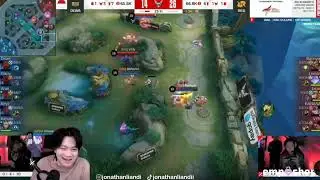 REAKSI KO JO, ROGER BUNNYQT RRQ VS DEWA MATCH 2 MPL ID S13