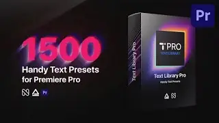 Text Library - Motion Text Presets for Premiere Pro