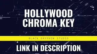 Poster chroma key training video by Black Gryphon Studio.  Hollywood  Films