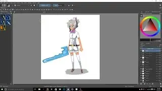 Lol Skin Idea: Ice Cream Riven Speedpaint (Krita)