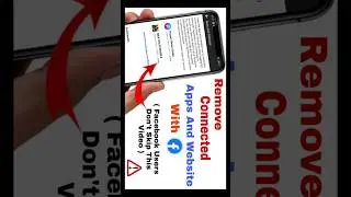How To Remove Connected Apps And Website With Facebook 