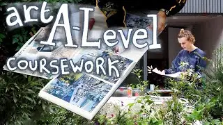 3 DAYS OF ART A-LEVEL COURSEWORK (+ how I annotate my sketchbooks)