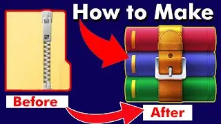 How to Make Original Zip (WinRAR)  File