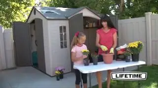"Сарай 10 х 8"  пластиковый высокой прочности "LifeTime"