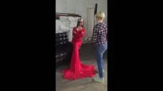 Кащи Вероника Съёмка Backstage