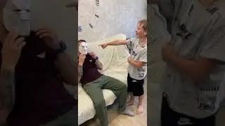 Утренние процедуры с папой #юмор
