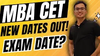 Big News! MBA CET New Dates Out | MAH MBA CET Exam Dates | CET Exam Dates Out